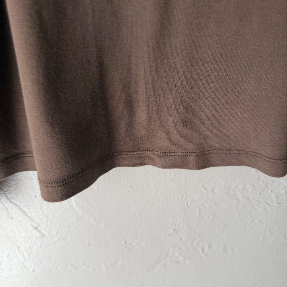 St Johns Bay Brown Long Sleeve Embroidered Boho Peasant Top Women's Large - Picture 4 of 9